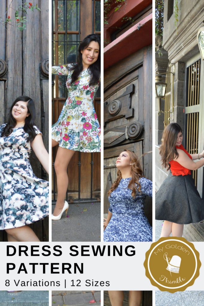 Dahlia Dress Sewing Pattern an easy and beautiful Dress you can use all year long