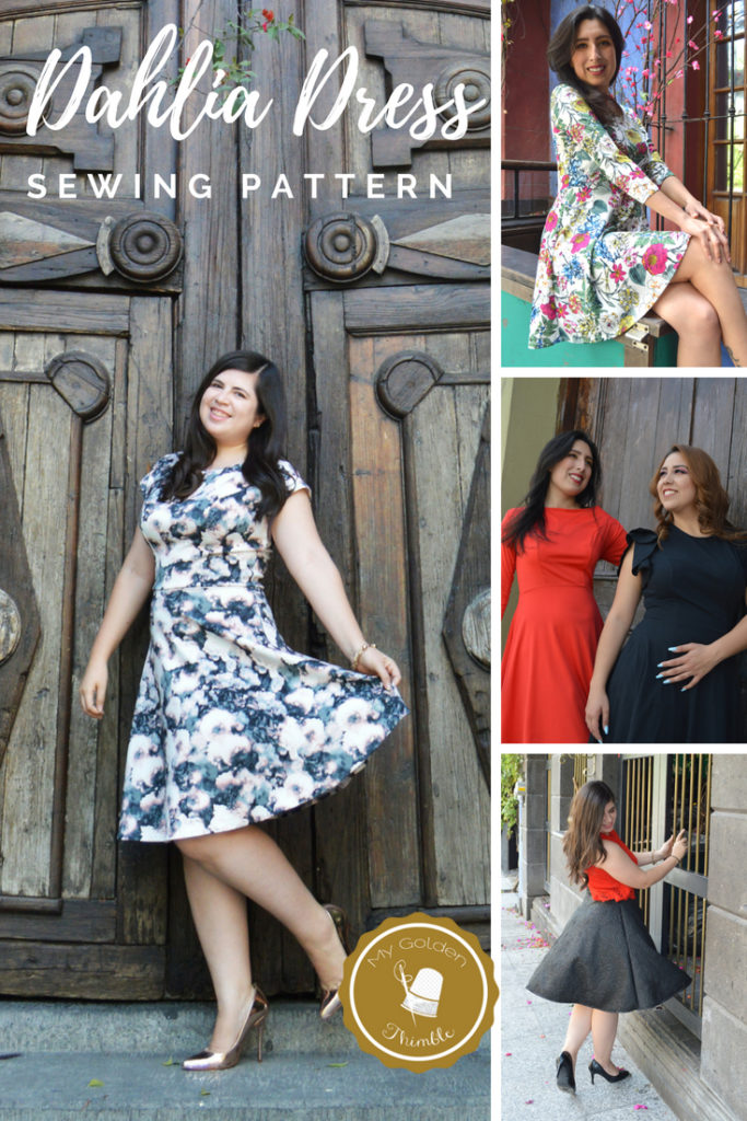 Dahlia Dress Sewing Pattern an easy and beautiful Dress you can use all year long