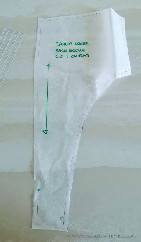 Dahlia Dress Pattern Hack. Turn your Dress into an evening formal Dress