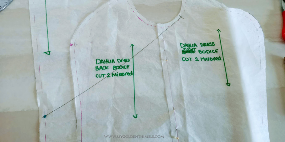 Pattern Hack: Deep Back Sewing Pattern