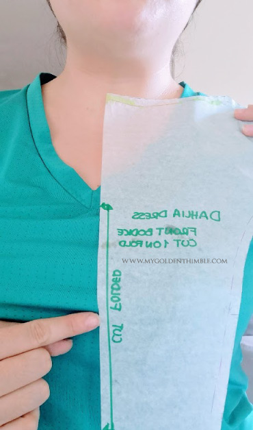 How to change the neckline of a Sewing Pattern
