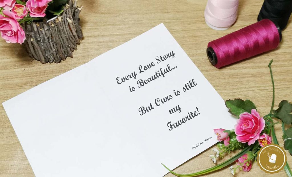 3 Valentines Day Card Ideas DIY. You can actually sew these paper cards. Download the printables and make a valentines day card for your boyfriend, or loved ones with this Simple Tutorial.