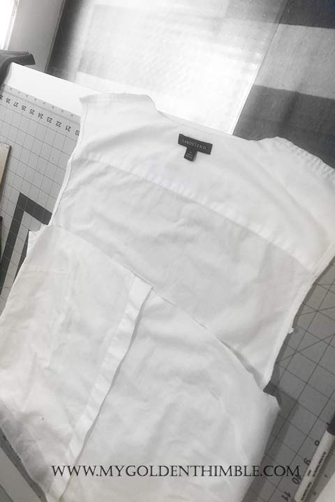 Refashion shirt diy