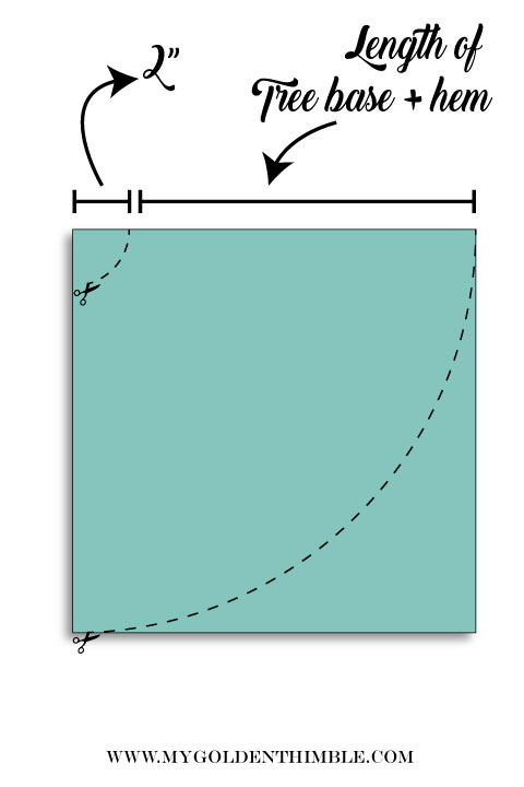tree skirt pattern