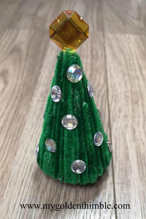 toilet paper roll christmas tree