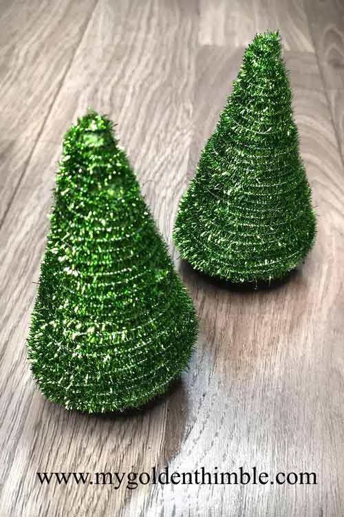 toilet paper roll christmas tree