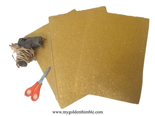 glitter foam