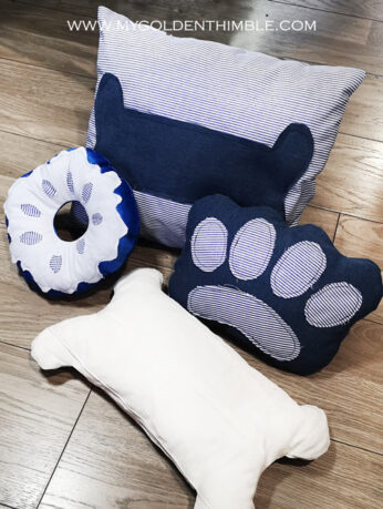 Dog Themed Throw Pillows