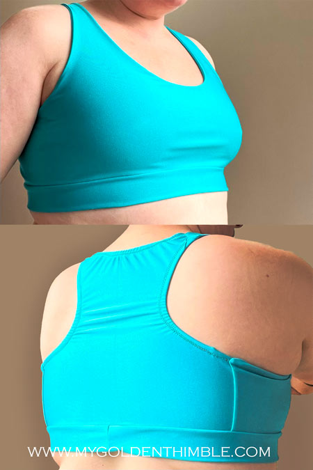 sports bra pdf pattern