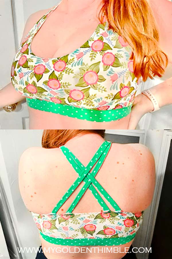 sports bra pdf pattern