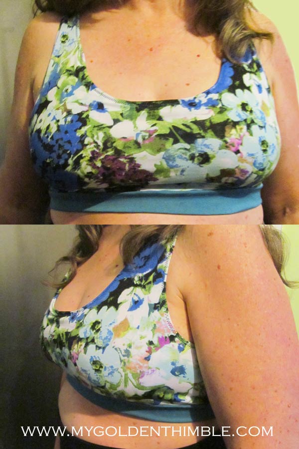 sports bra pdf pattern
