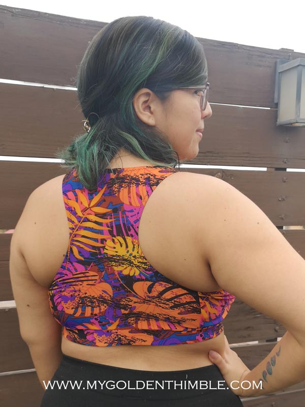 sports bra sewing pattern