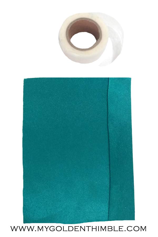 finish raw edges of fabric