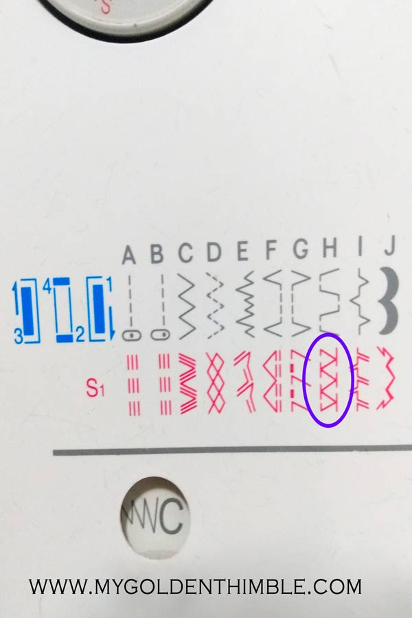 sewing machine stitches