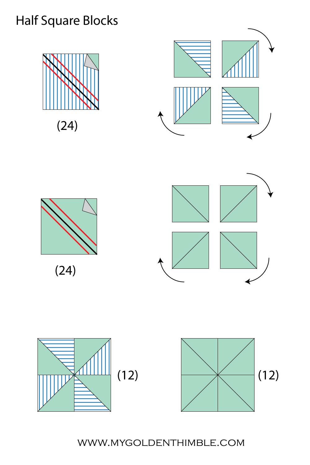 quilt throw pillow pattern