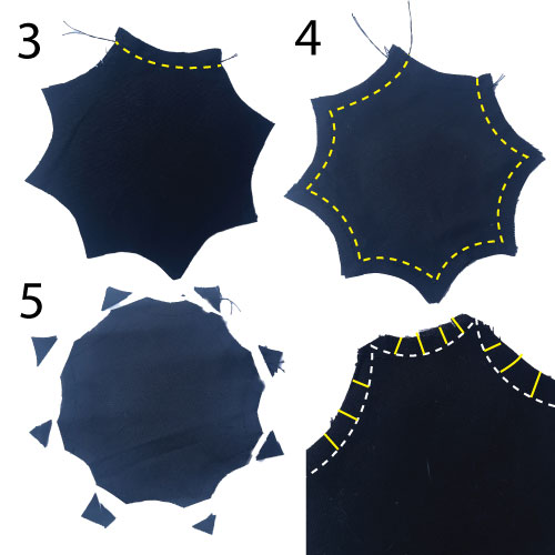 spider web coasters pattern