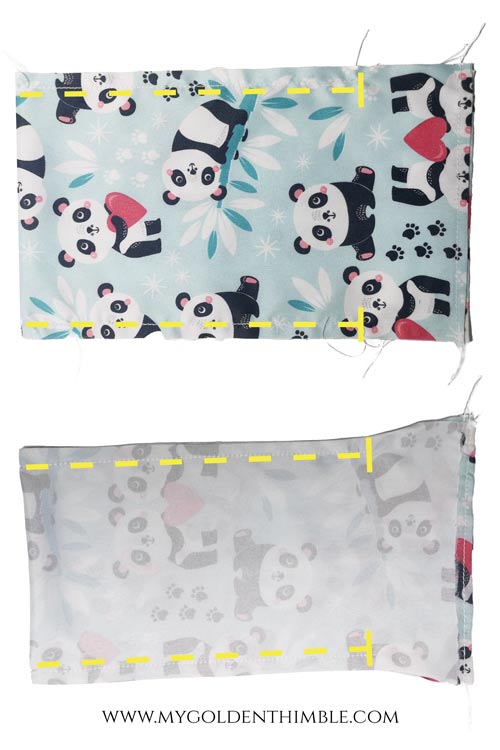 how to sew a drawstring bag
