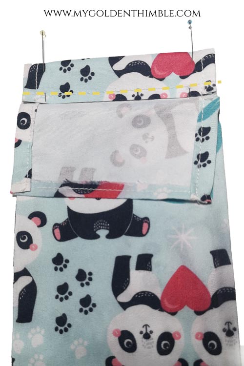 how to sew a drawstring bag