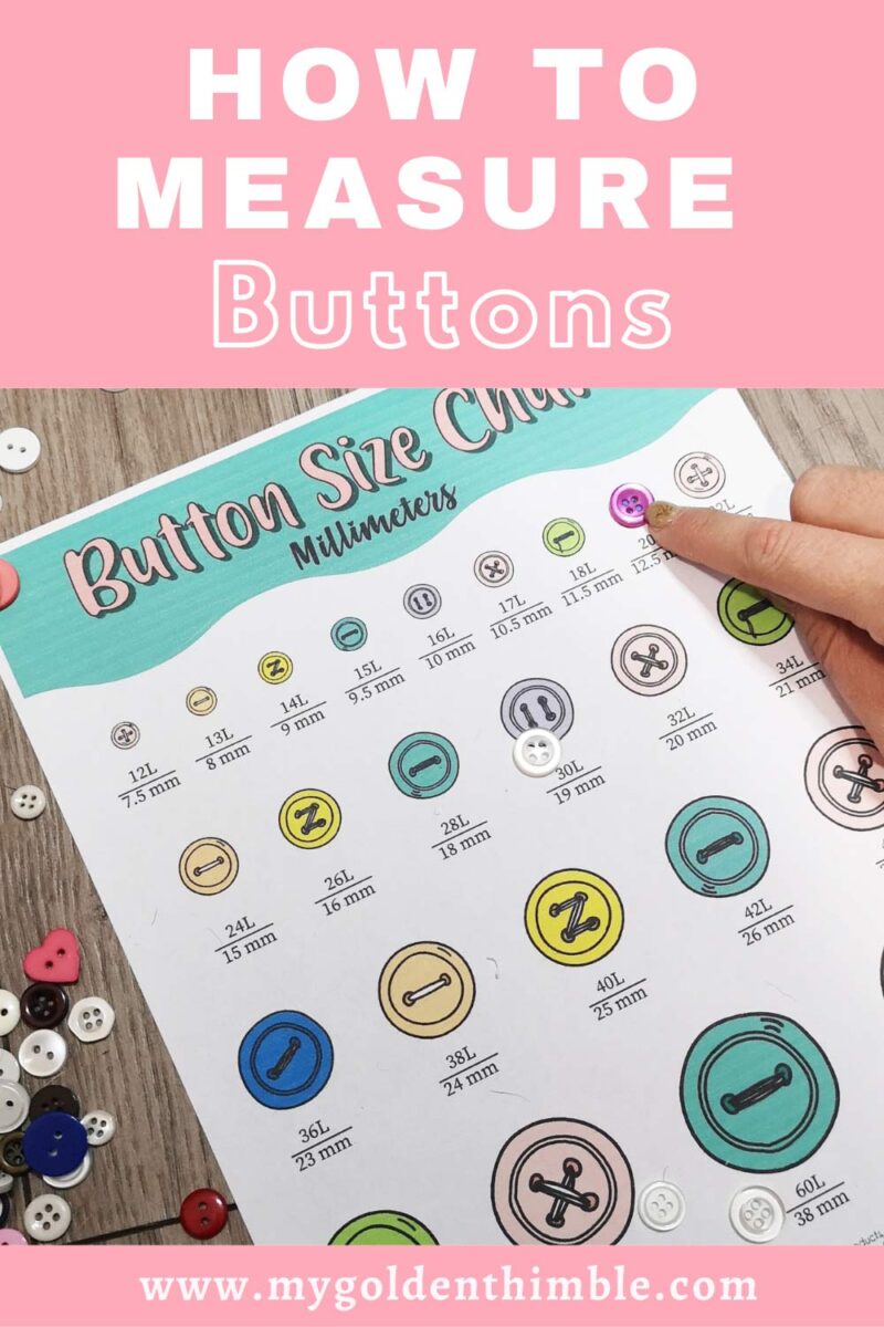 Easy Button Sizes Guide with Free Printable Chart.