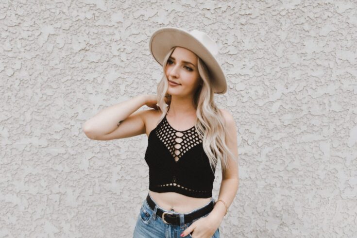 Image for Gilmore Bralette – Mesh Bralette Crochet Pattern Tutorial Style for Perfect Fit with Any Measurements [Size-Inclusive]