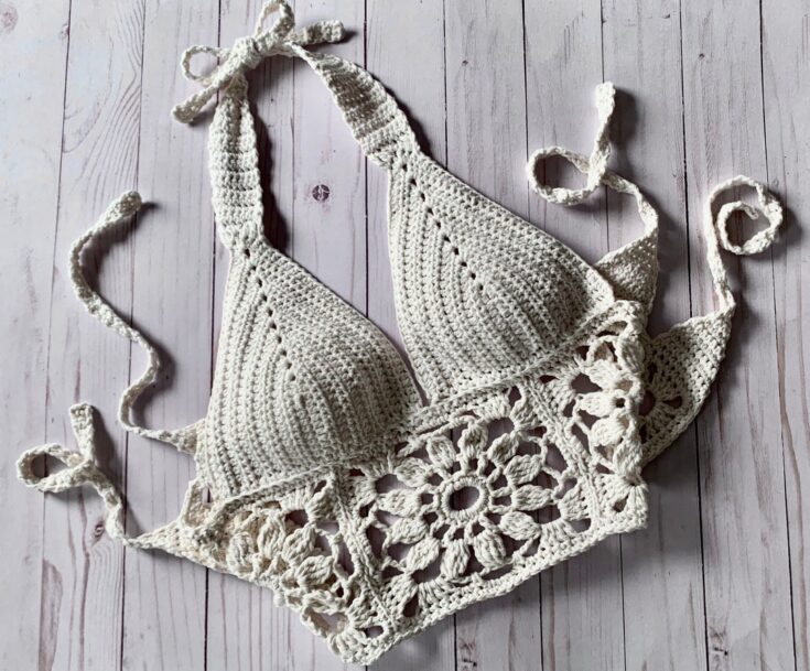 Image for May Flowers Bralette Crochet Pattern Only - Etsy