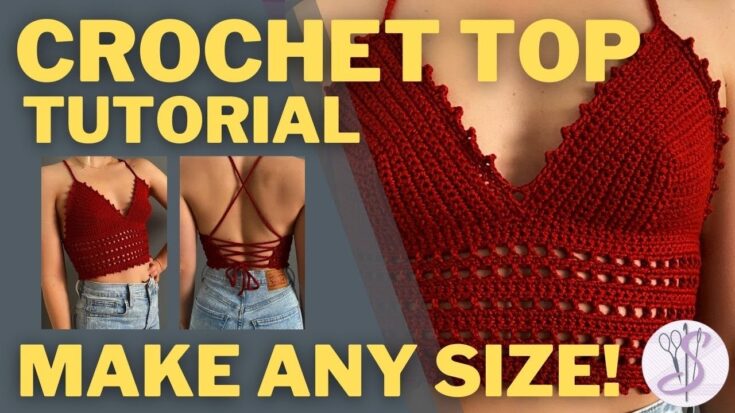 Image for Crochet Top **Easy to Follow, Step by step instructions**