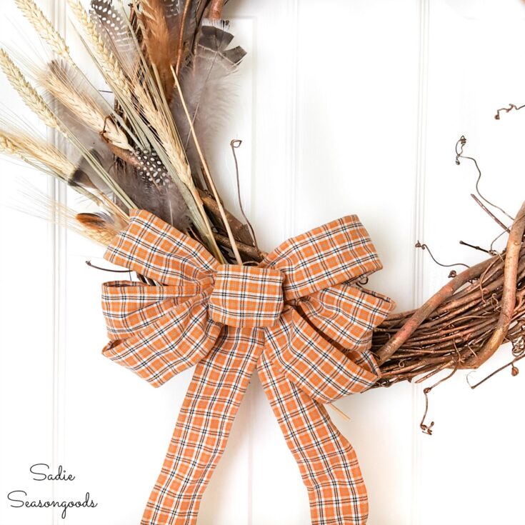 fall wreath diy fall sewing projects