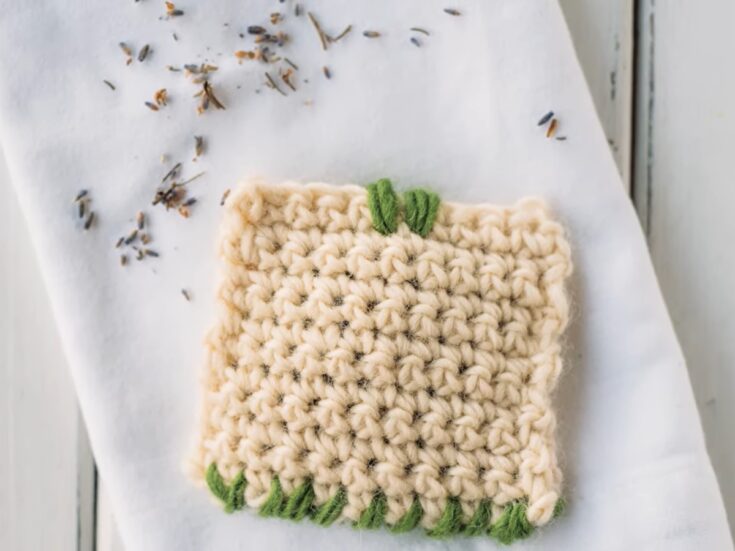 laundry crochet sachet