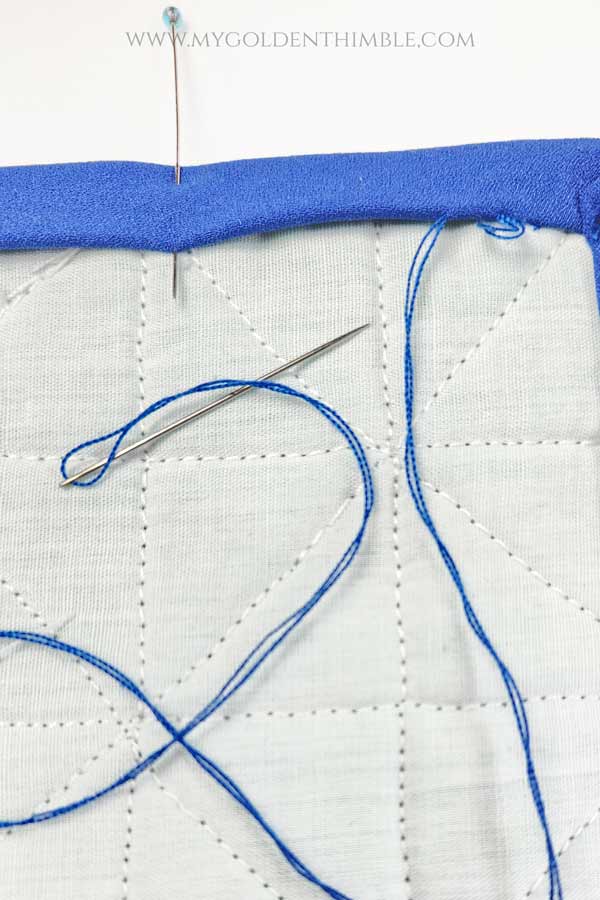 binding a quilt