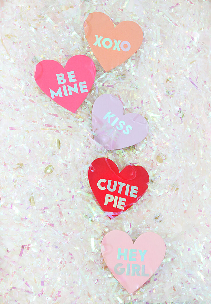 conversation hearts valentine decorating ideas