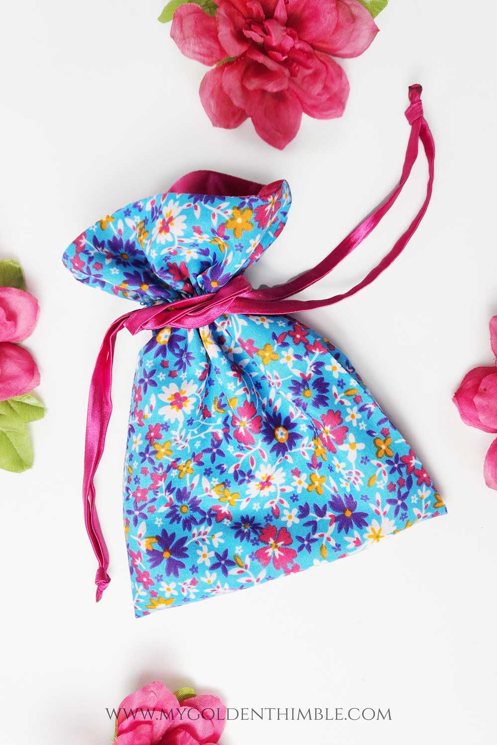 How To Make a Lined Drawstring Bag in Different Sizes.