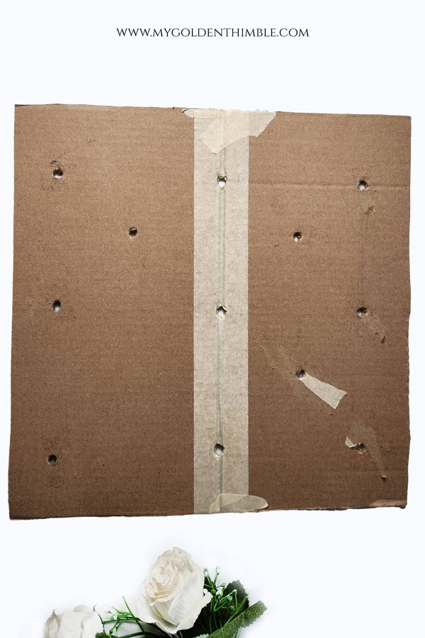 cardboard square