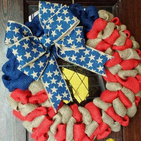 4th of july wreath diy