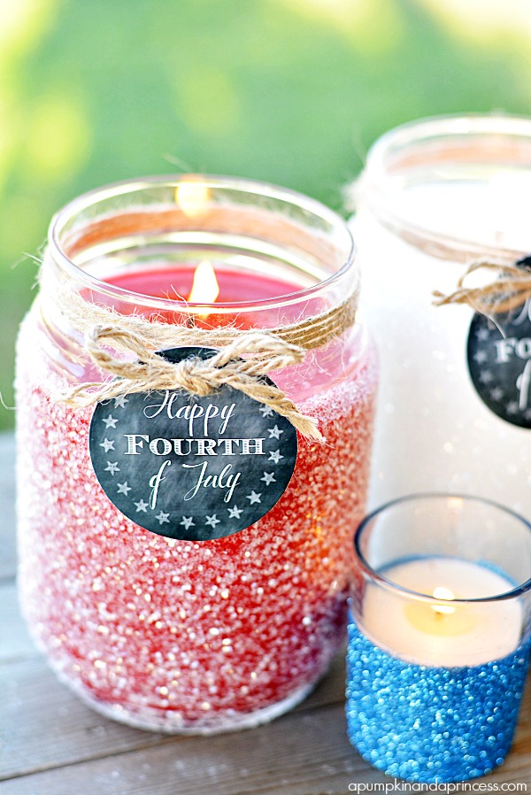 4th of july mason jar craft