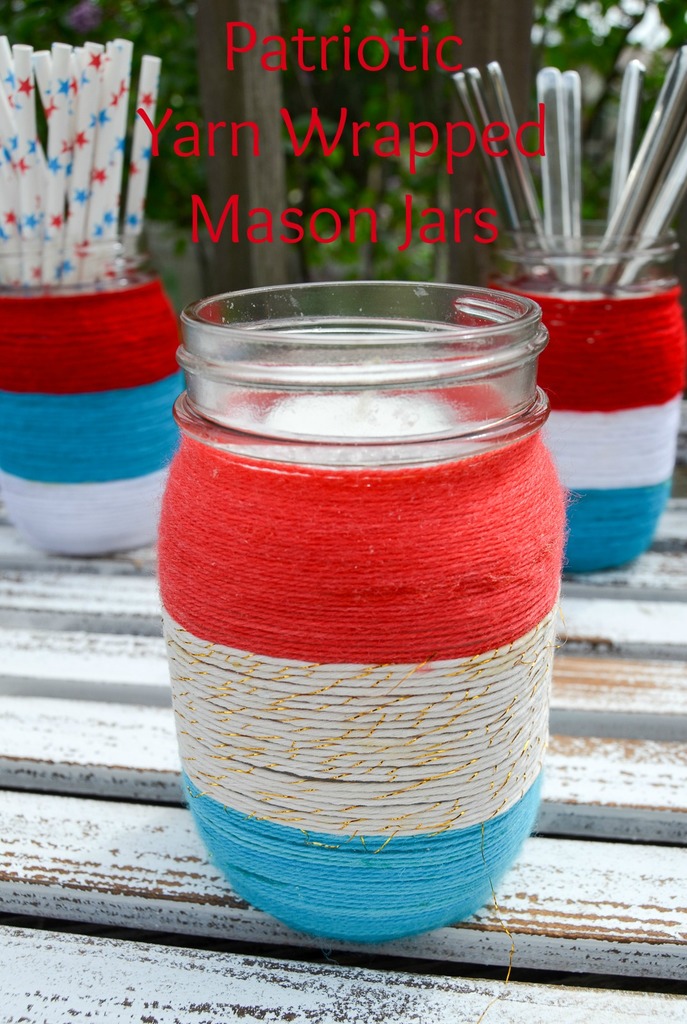 4th of july mason jar craft