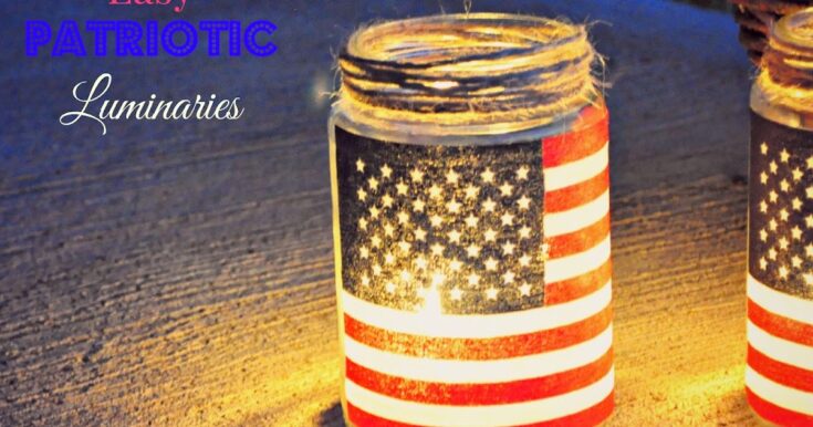 4th of july mason jar craft
