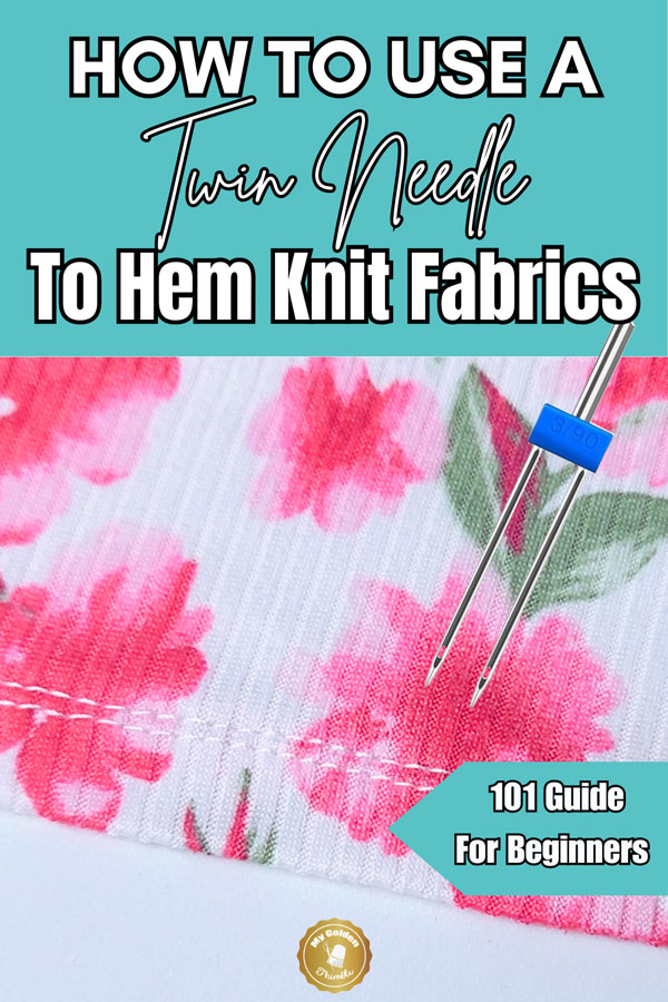 how to use a twin needle