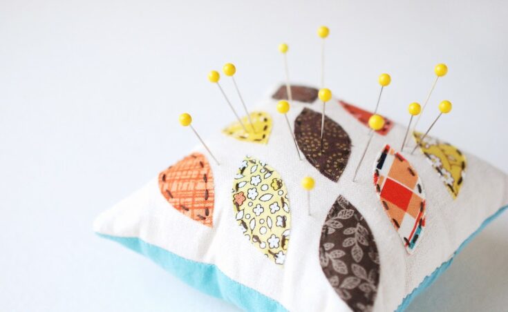 Image for Fall Leaf Applique Pincushion