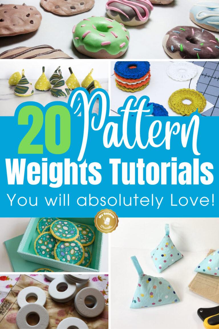 Button Pattern Weights 20 Adorable Sewing Pattern Weights Tutorials You’ll Love