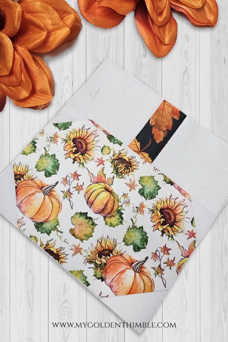 pumpkin quilt block pattern