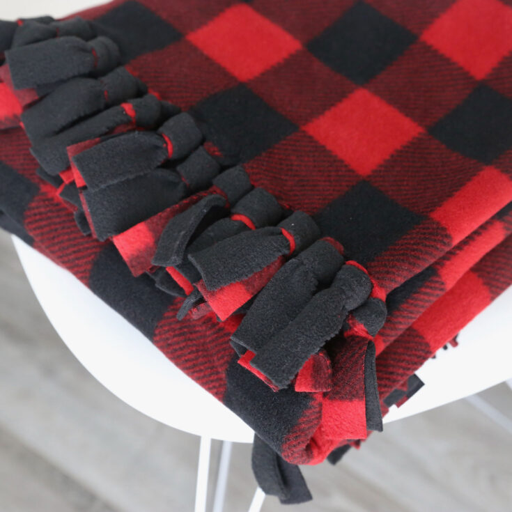 Image for No Sew Fleece Blankets {4 Easy Ways!}
