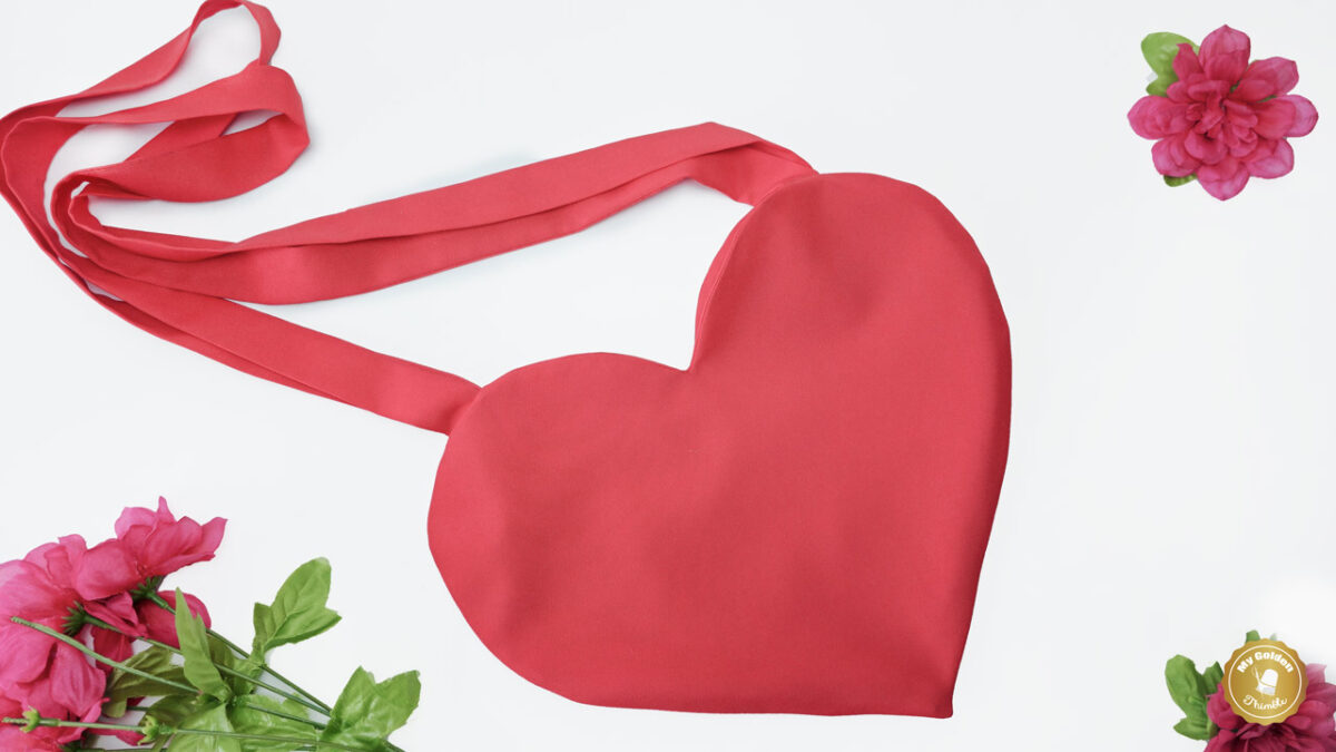 heart tote bag sewing pattern