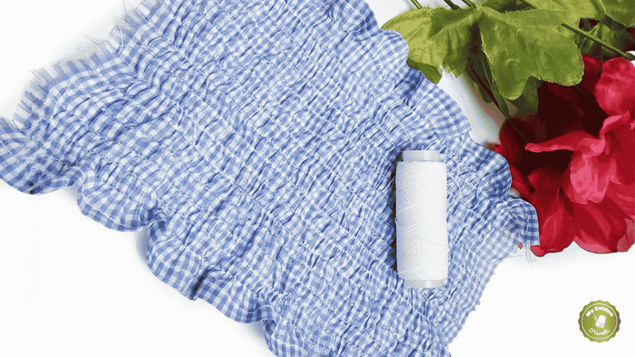 how to shirr fabric
