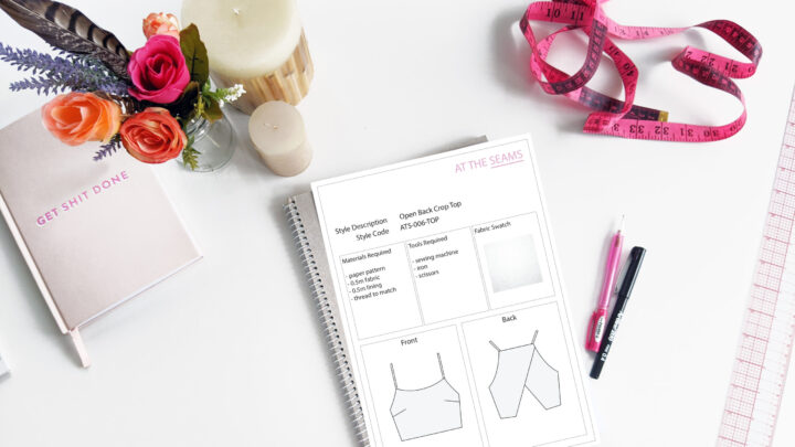 Image for Sewing Tutorial: Mia Open Back Crop Top