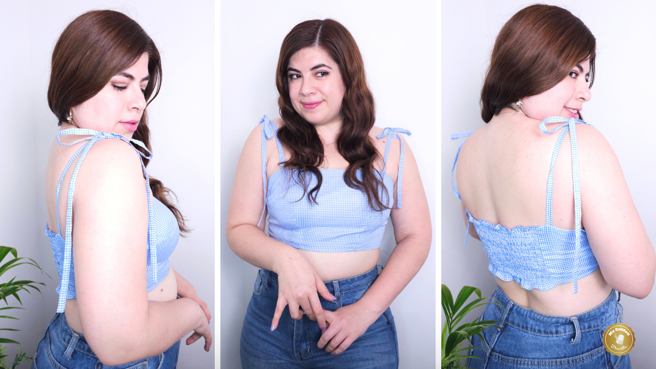 shirred back top pattern