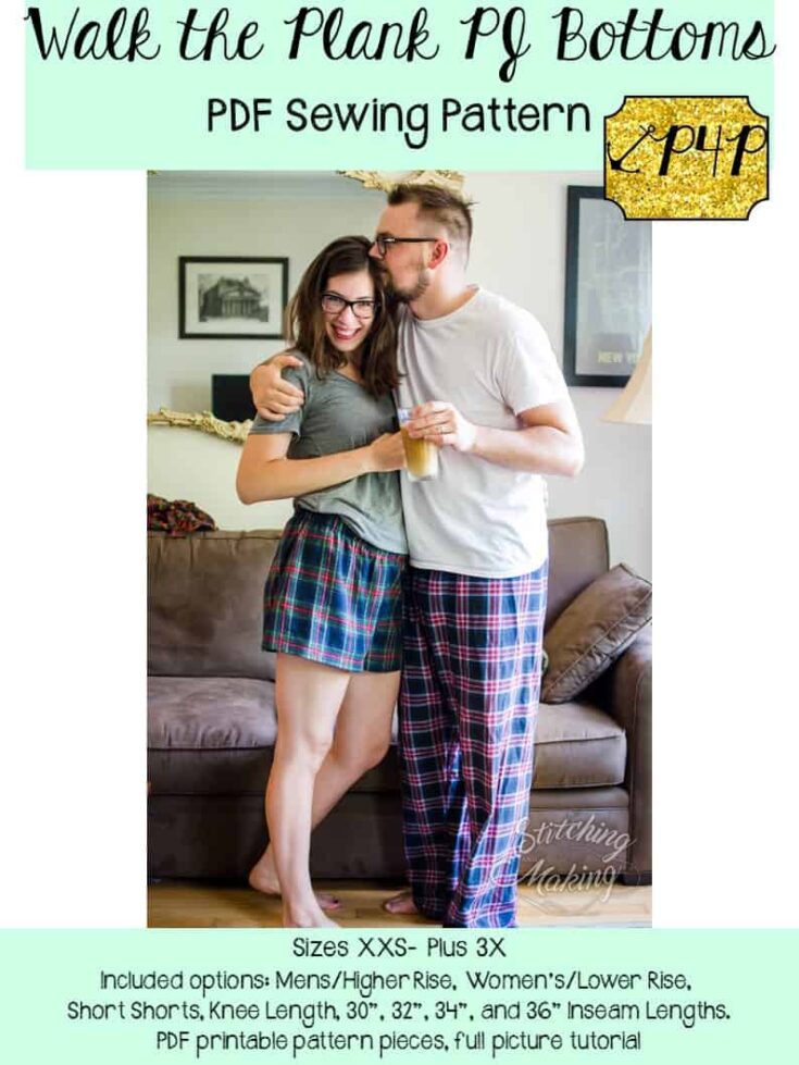pajama pants pattern for men and women