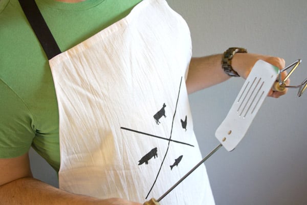 Image for DIY Father’s Day Gift Stenciled Grilling Apron