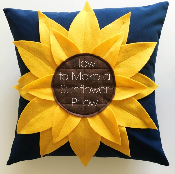 Image for How to Make a Sunflower Pillow