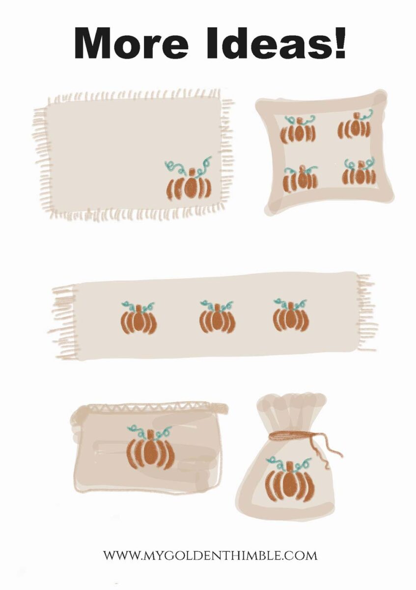 Different applications for the pumpkin template