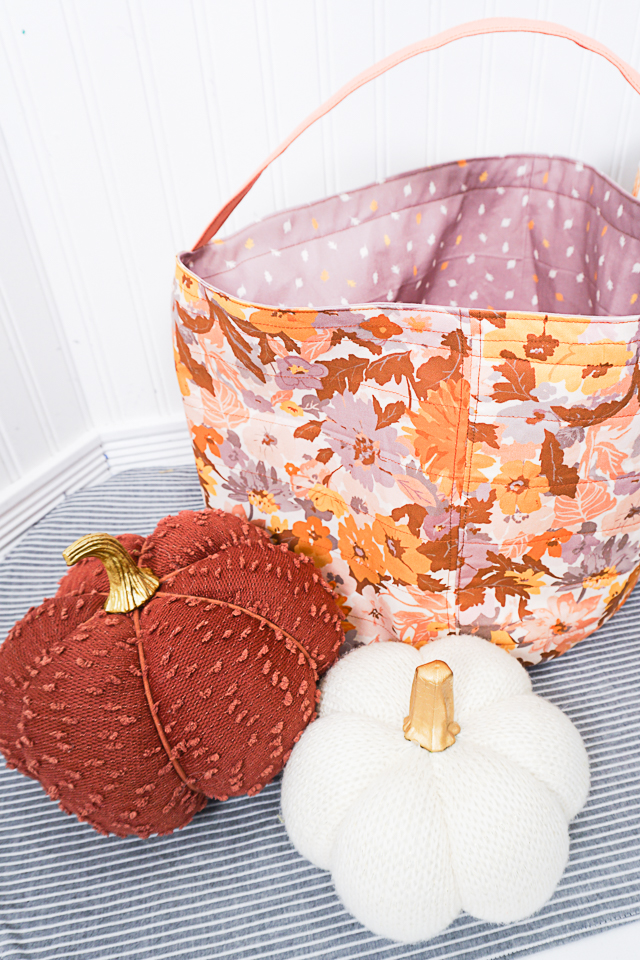 fabric halloween basket pattern